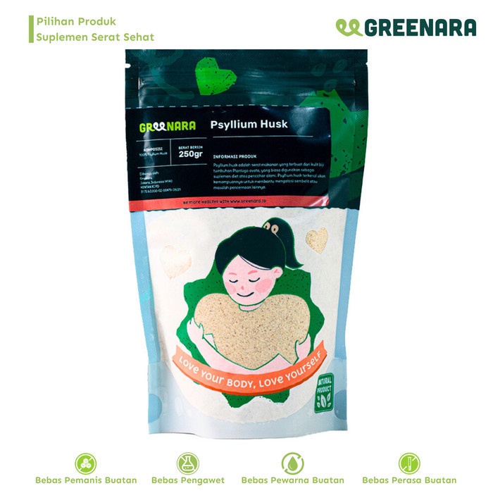 

[KUALITAS PREMIUM] Psyllium Husk Flakes 250gr Terjangkau