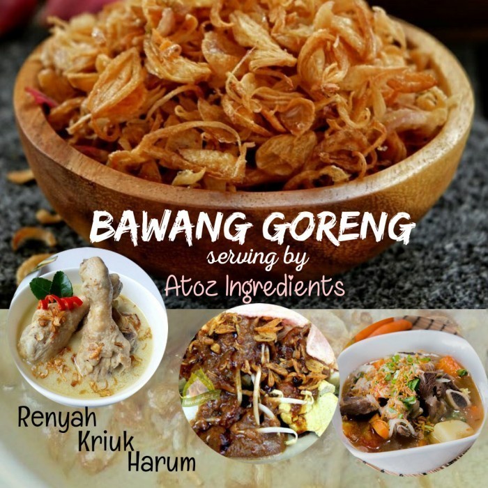 

BEST SELLER BAWANG GORENG SIAP PAKAI 100 GR