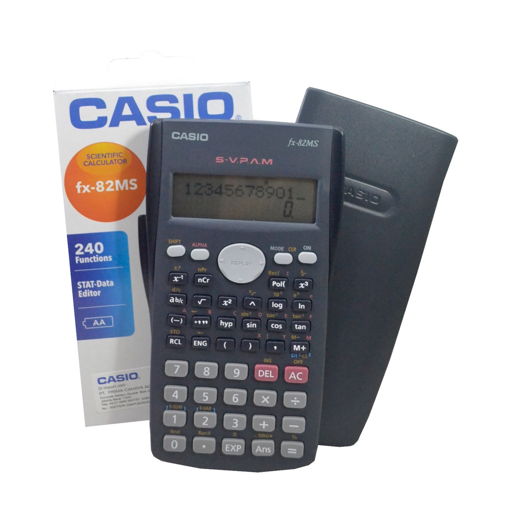 KALKULATOR SCIENTIFIC Calculator FX-82MS FX-82 MS CASIO