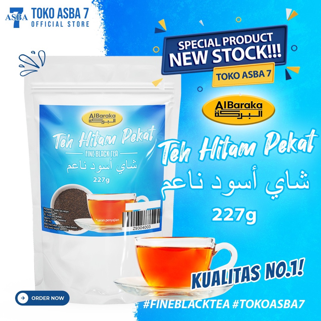 

AL BARAKA TEH HITAM PEKAT FINE BLACK TEA 227G