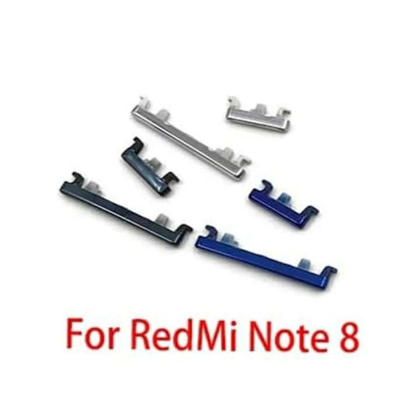 TOMBOL LUAR XIAOMI REDMI NOTE 8 TOMBOL POWER DAN VOLUME ORIGINAL