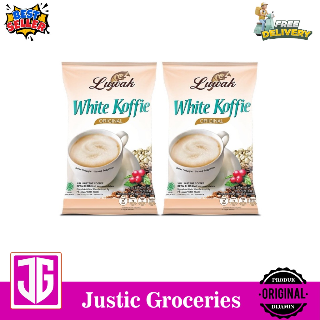 

Kopi Luwak White Koffie Original Bag 10x20gr Twin Pack