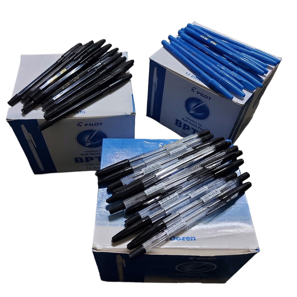 

Pulpen Bolpoint Pilot Medium/Fine Point BPT-P | 1 Gross : 144Pcs/12Lusin