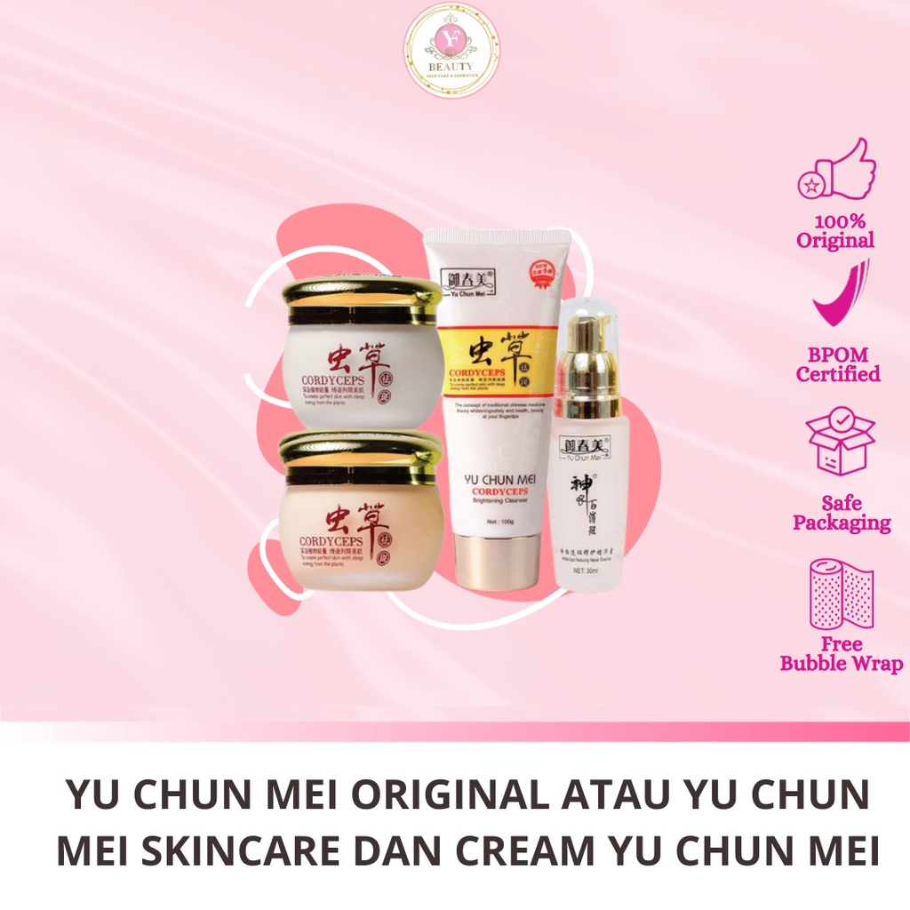 YF BEAUTY YU CHUN MEI ORIGINAL ATAU YU CHUN MEI SKINCARE DAN CREAM YU CHUN MEI ORIGINAL