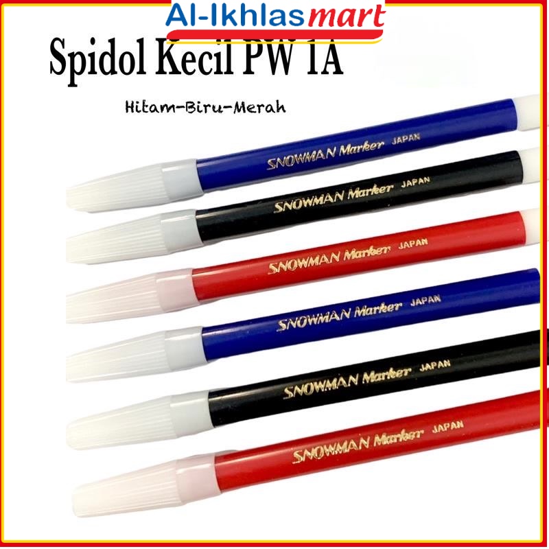 

Spidol Snowman Kecil PW 1A Eceran Hitam/Biru/Merah ORI (Pcs)