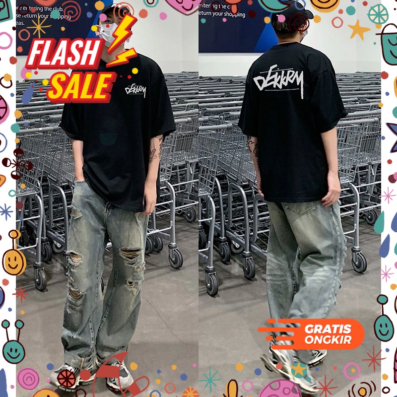 MEGASALE / kaos distro oversize pria/korean style pria/kaos pria simpel