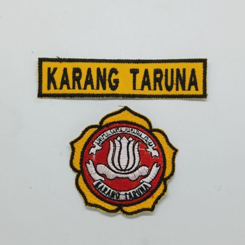 Bordir Logo Bordir Karang Taruna / Bedge / Bet / Emblem / Patch / Atribut Karang Taruna / Custom Bor