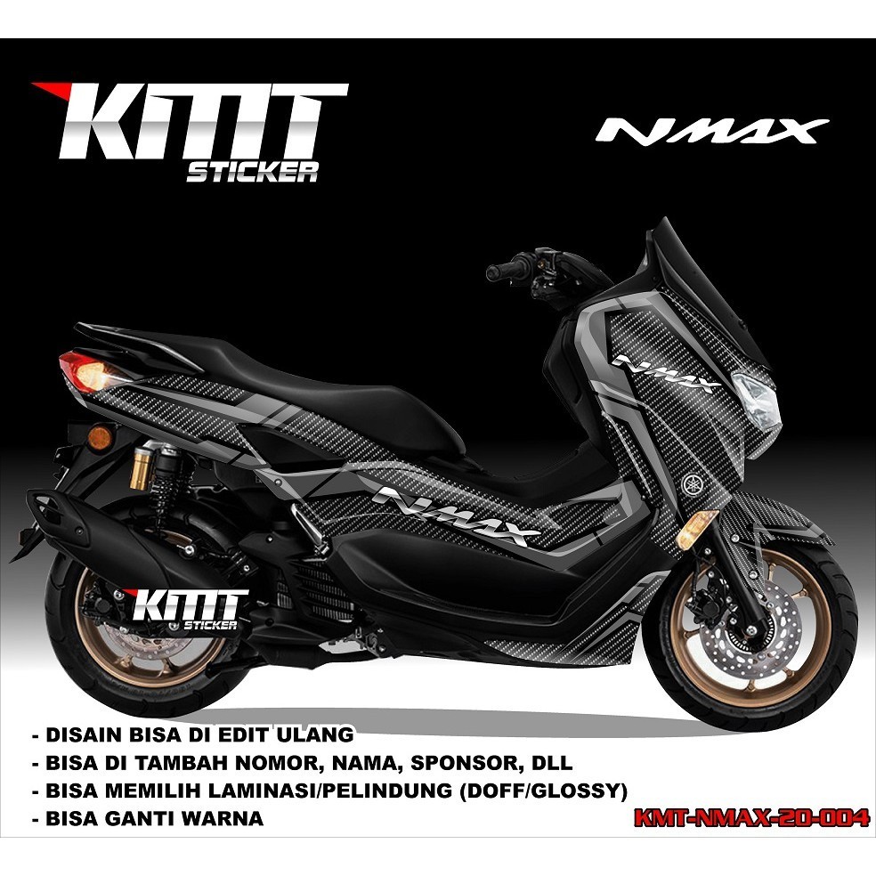 Decal Nmax Dekal Sticker Stiker Fullbody Nmax New Desain Full Carbon Keren