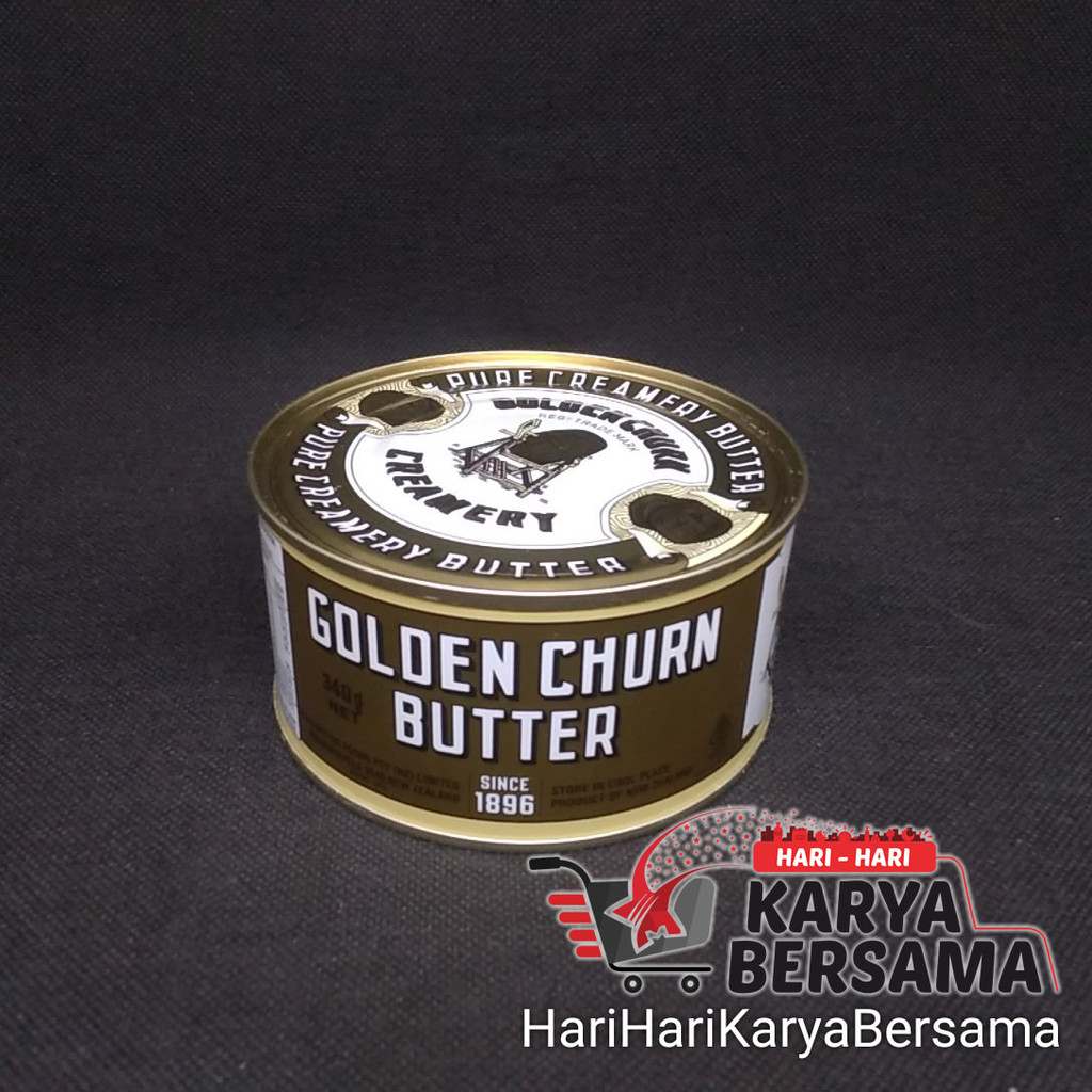 

MENTEGA MARGARIN GOLDEN CHURN PURE CREAMERY BUTTER CAP TONG 340GR