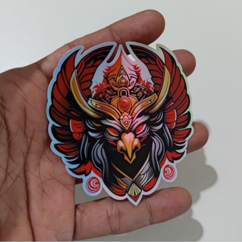 

sticker S4, sticker logo garuda, barong bali