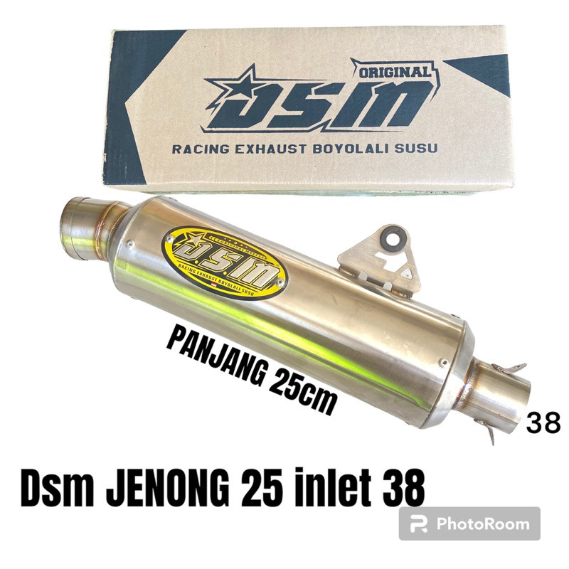 Silencer Slencer Knalpot Dsm jenong Inlet 38 dsm jenong 25 inlet 38