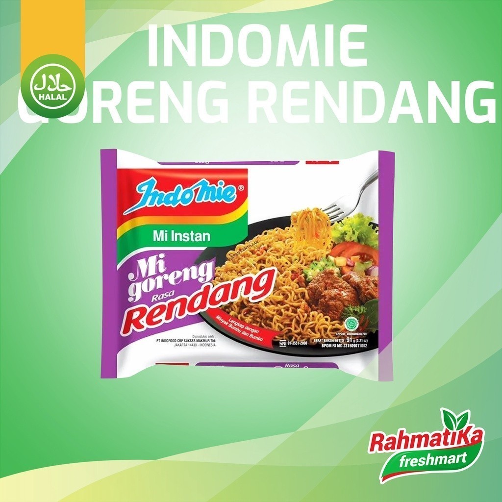 

Indomie Goreng Rendang 1 pcs