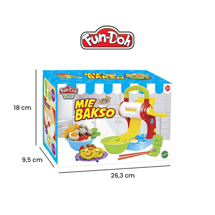 fundoh Mie Bakso /Play doh murah/playdoh murah/ fun doh ice