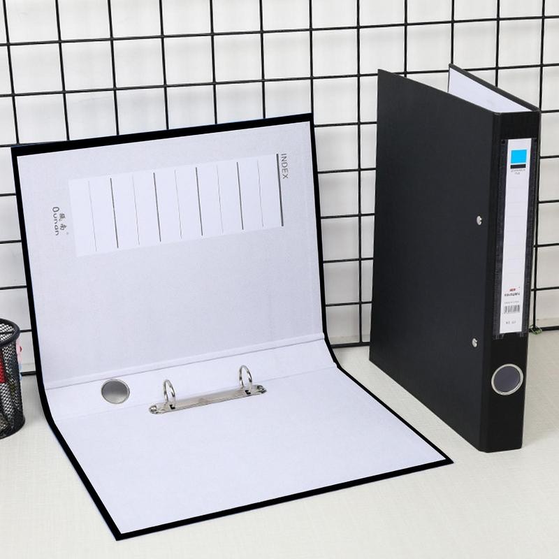 

2 Hole A4 Ring Binder File Folder Document Storage Thickened Large-capacity A4 File Folders Display Book for Home School Office