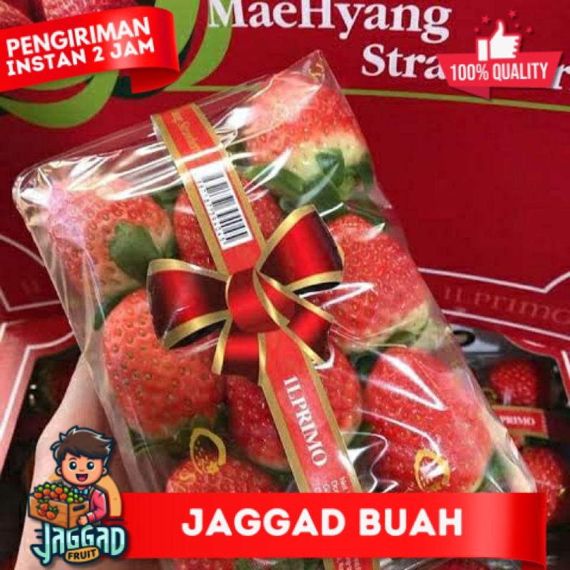 

Strawberry Korea Premium 330 gram / pack JAGGA FRUIT