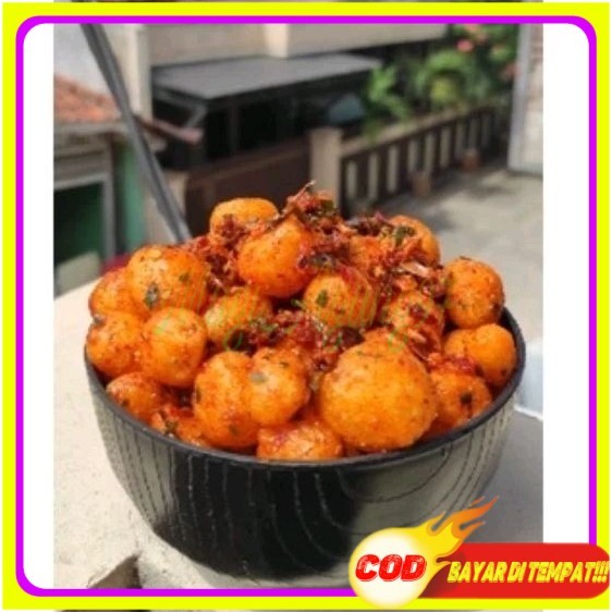

1kg cimol kering pedas bumbu basah