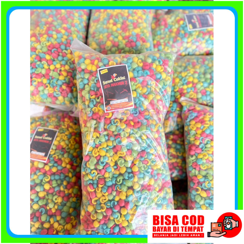 

1kg sereal rasa buah buahan cornpuff mix fruits