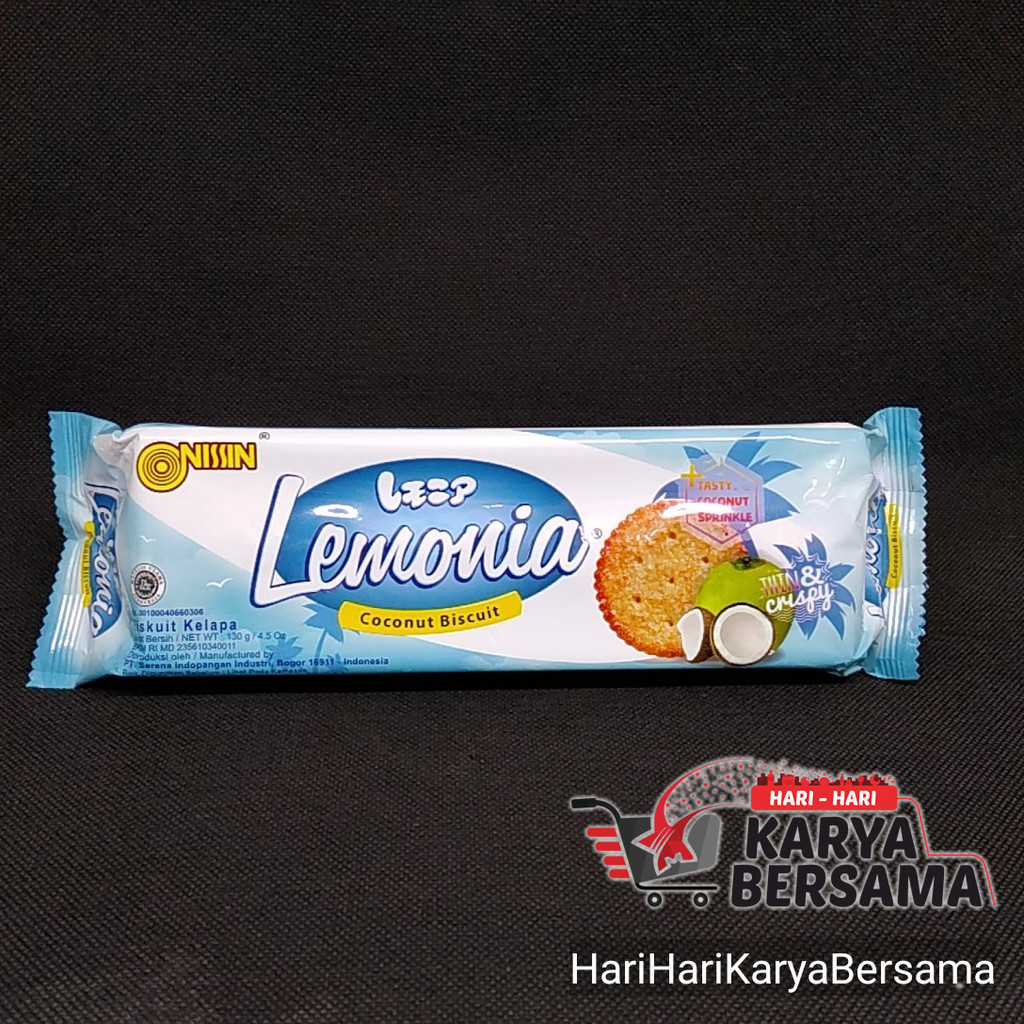 

MAKANAN RINGAN BISKUIT NISSIN LEMONIA COCONUT BISCUIT 130GR