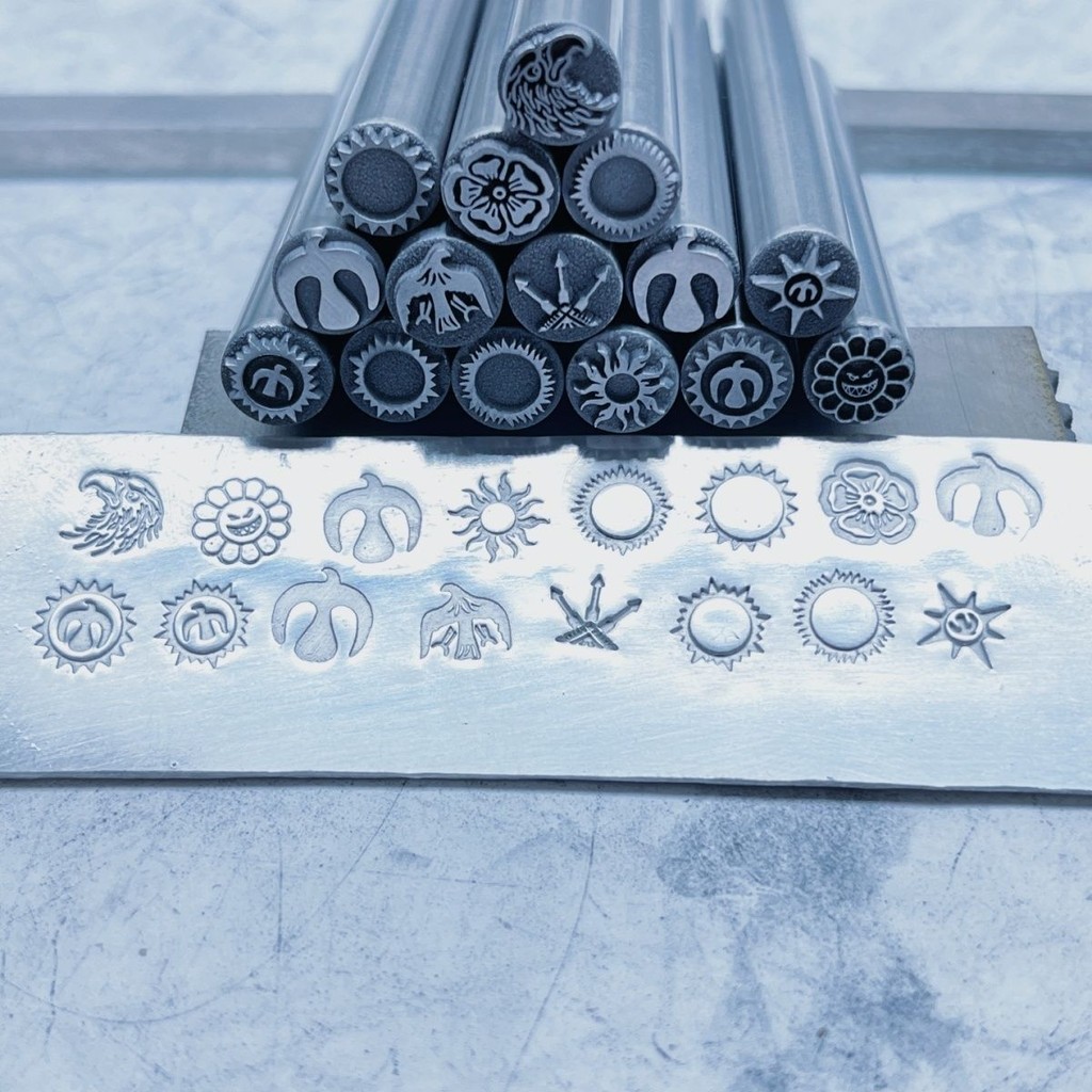 

6mm Eagle Pattern Metal Stamping Tool Stamp Punch DIY Jewelry Bracelet Craft Custom Logo Punching Leather Silver Carving