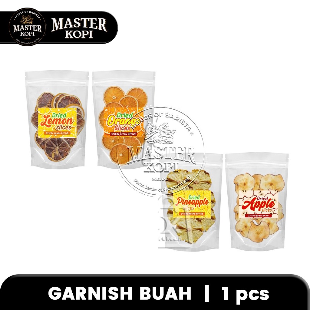 

Irisan Buah Kering / Garnish Topping Dried Fruit