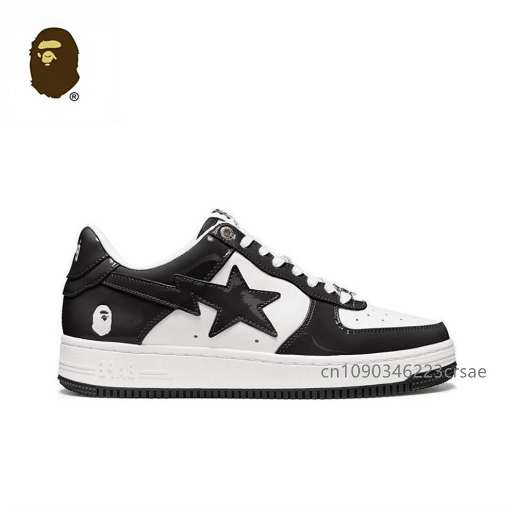 Original Bape Sta Men Women Skateboarng Shoes Classic BAPESTA Casual None-Slip Rubber Bottom Couple 