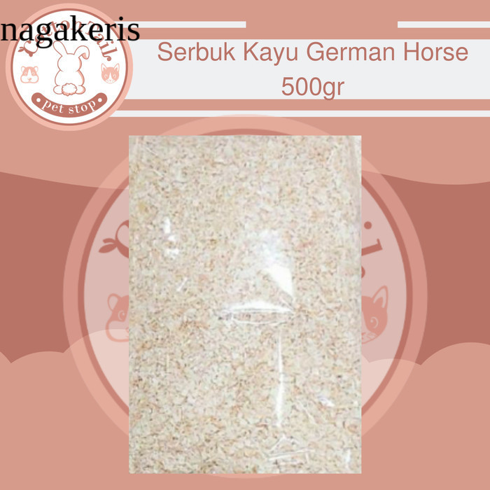 

Serbuk Kayu GERMAN HORSE Kelinci Hamster Landak Mini Premium 500gr murah sekali