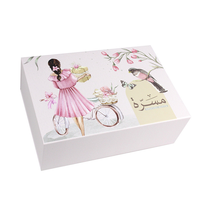 

Custom magnet gift boxes with inserts,CMYK printing Magnet Folding Window Love Gift Box ---A10331