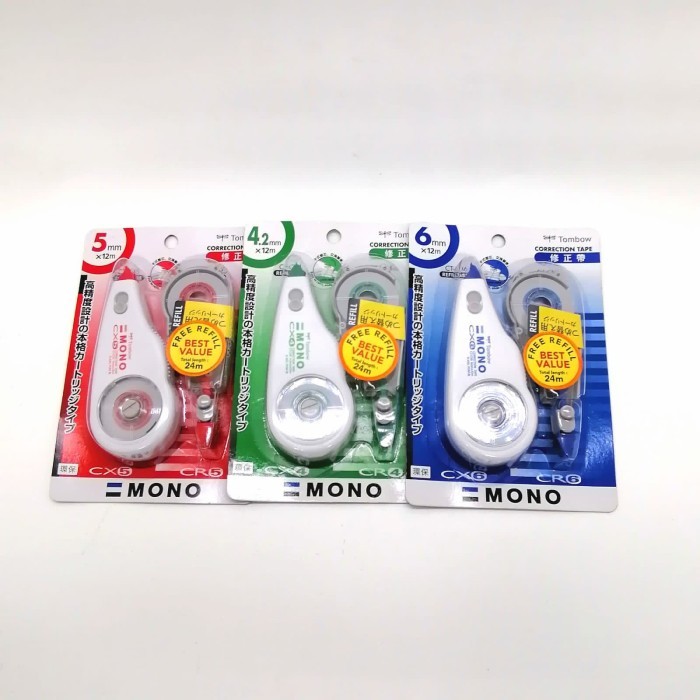 

PRODUK TERLARIS Correction Tape Tombow Mono CT-CX - 4,2mm