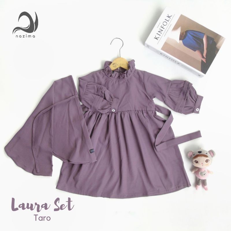 Nazima Gamis anak Laura Set /Terbaru