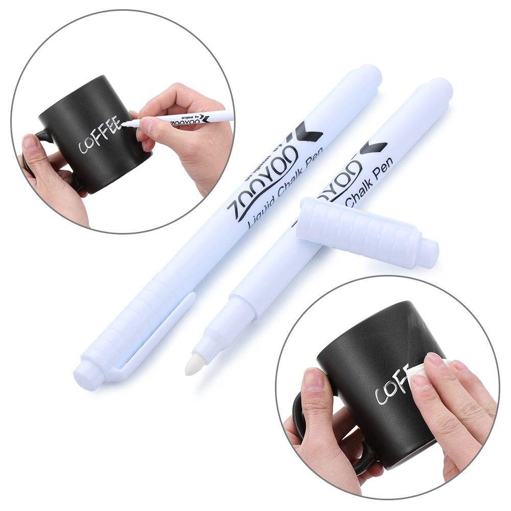 

1/5/10 pcs Writing Blackboard Metal Plastics Glass White Liquid Chalk Chalkboard Marker Pen