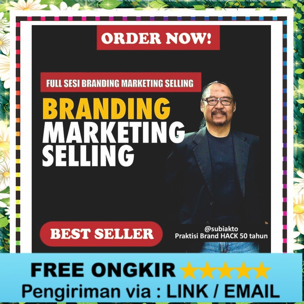 Ecourse - Branding Marketing Selling - Subiakto