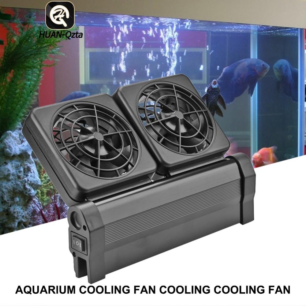 Adjustable Mini Farming Cooling Fan Aquarium Fish Tank Mute Chiller Cooler Tool