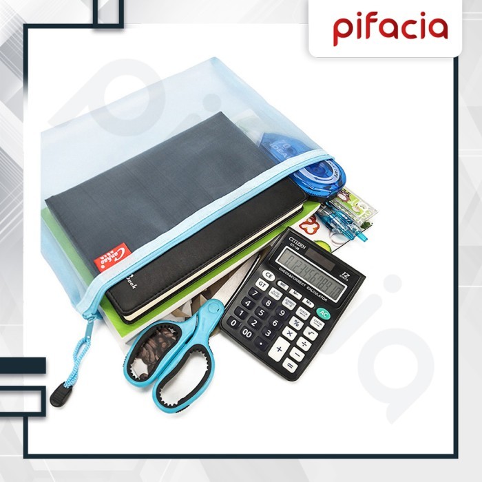 

New Product Pouch Tempat Pensil Transparan Tempat Make Up Resleting Pouch Travel - Sedang