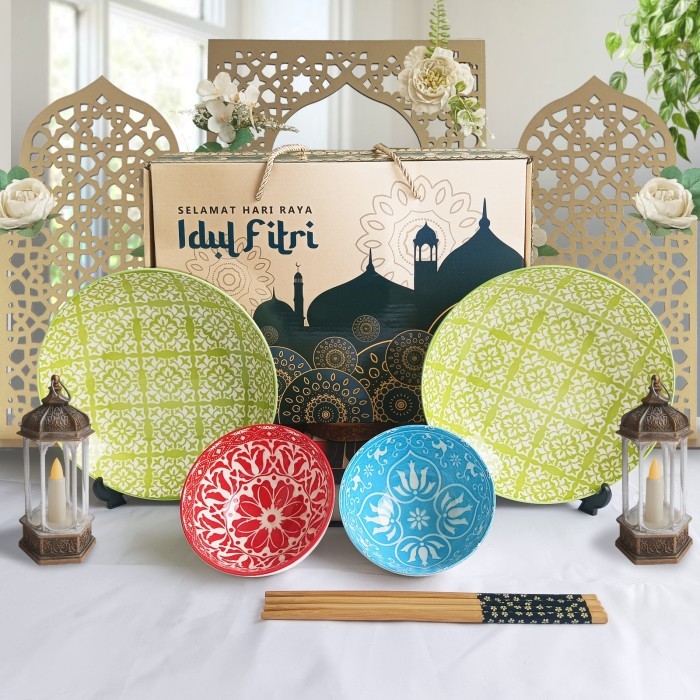 

Hampers Idul Fitri Mangkok Set Premium Peralatan Hari Raya Idul Fitri - 2P2M E.CreamC4C