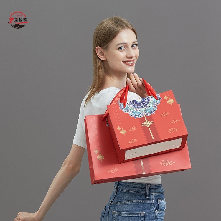 

Paper Bag Imlek - Paperbag Chinese New Year - Tas Karton CNY Chinese Knot