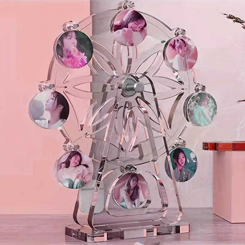 

13Pcs Crystal Resin Ferris wheel Silicone Mold Set Photo Ferris Wheel Making Silicone Mold Perfect for Home or Office Decoration