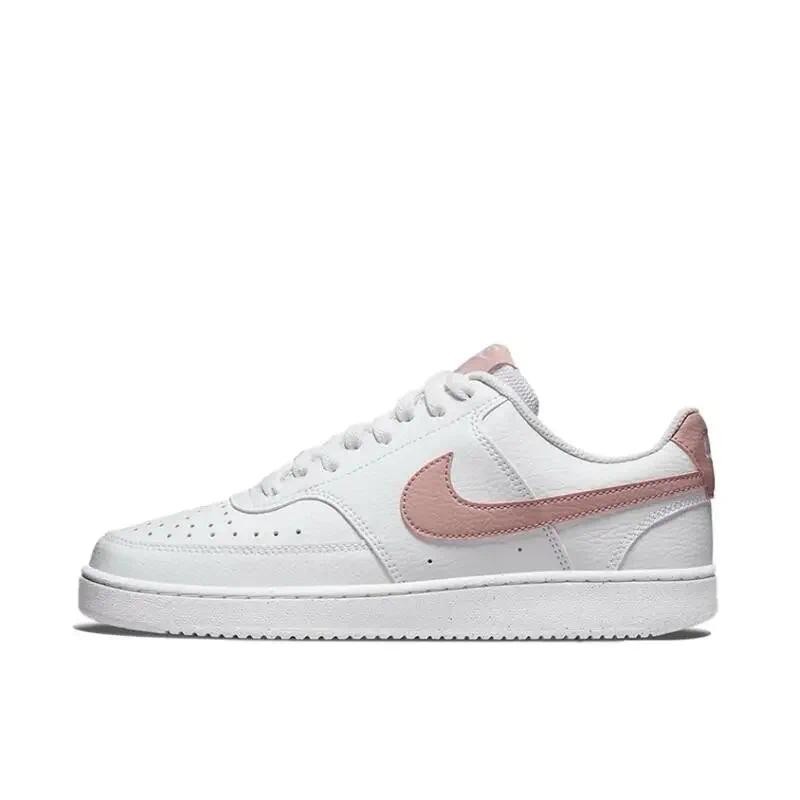 Nike Court Vision Low Comfortable and Versatile Casual Culture Durable Casual Sneakers for Women Ska