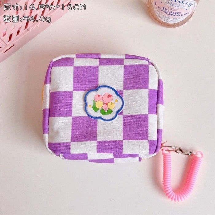 

Tempat pensil pencil case box Korea aestetik lucu impor - L Hitam