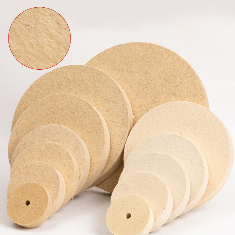 75-200mm Wool Polishing Wheel Buffing Pads Angle Grinder Wheel Felt Polishing Disc For Metal Marble 