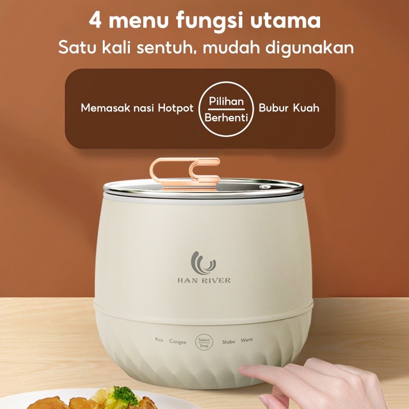BESTPROMO HAN RIVER Magic com mini Rice Cooker Mini/Penanak nasi 300watt