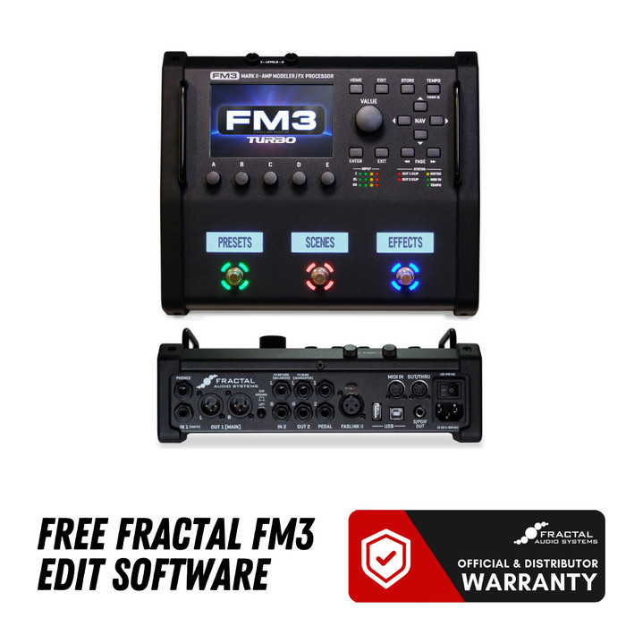 Fractal FM3 Mark II Turbo Amp Modeler/Multi-FX Processor