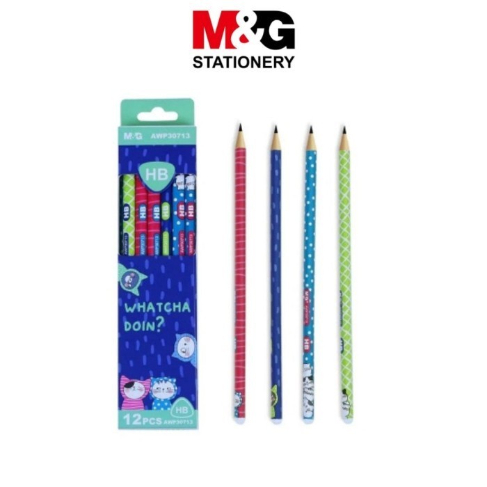 

Pensil HB M&G So Many Cats AWP30713 Pencil Sekolah & Kantor - SATUAN - M&G So Many Cats, Pensil AWP30713