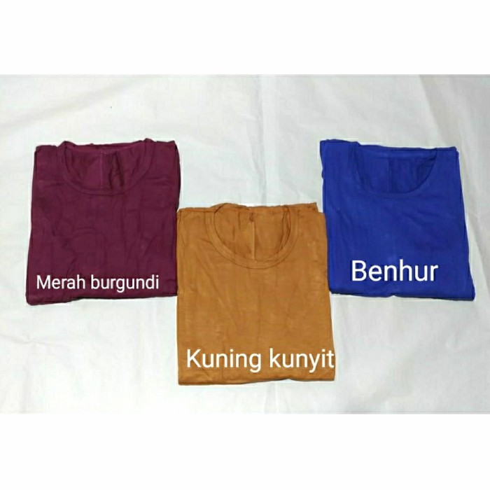 NEW -Gamis Inner Wanita Tanpa Lengan(Size XXL) Adem Strech&Nyaman Di Pakai - Putih, XXL