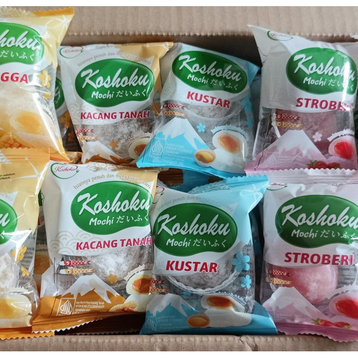 

Mochi kemasan terbaru 1 KARTON isi 50+2pcs