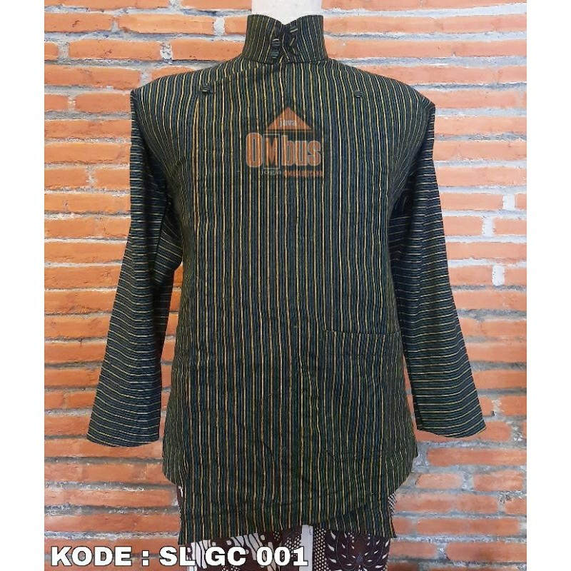 Surjan Lurik Grade C SLGC  | surjan lurik baju adat jogja solo baju lurik | Java Ombus Lurik