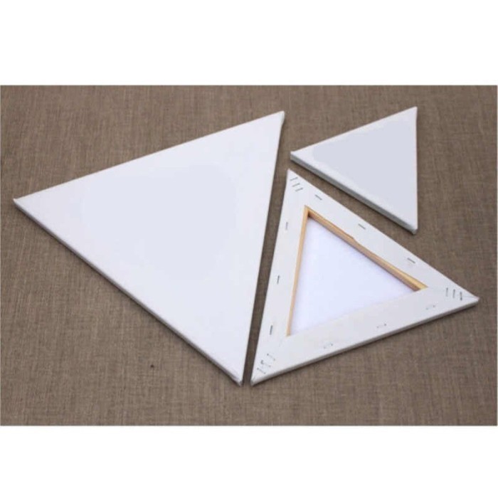 

Kanvas Segitiga 30x30 cm Canvas Lukis Triangle 30x30cm