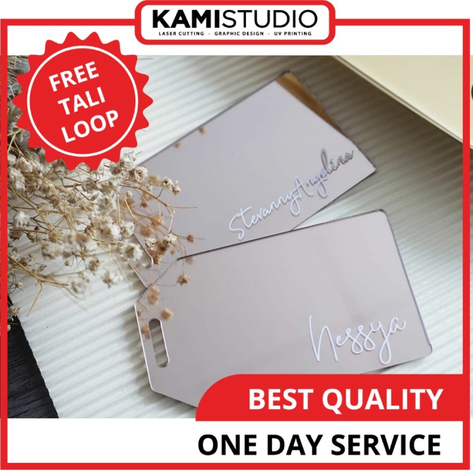 LUGGAGE TAG PRINTING / GANTUNGAN KOPER NAMA / GANTUNGAN KOPER CUSTOM / LUGGAGE TAG NAMA CUSTOM