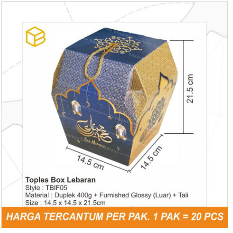 

TP Box Toples Kue Kering Packaging Idul Fitri Lebaran Hampers Kemasan Kue