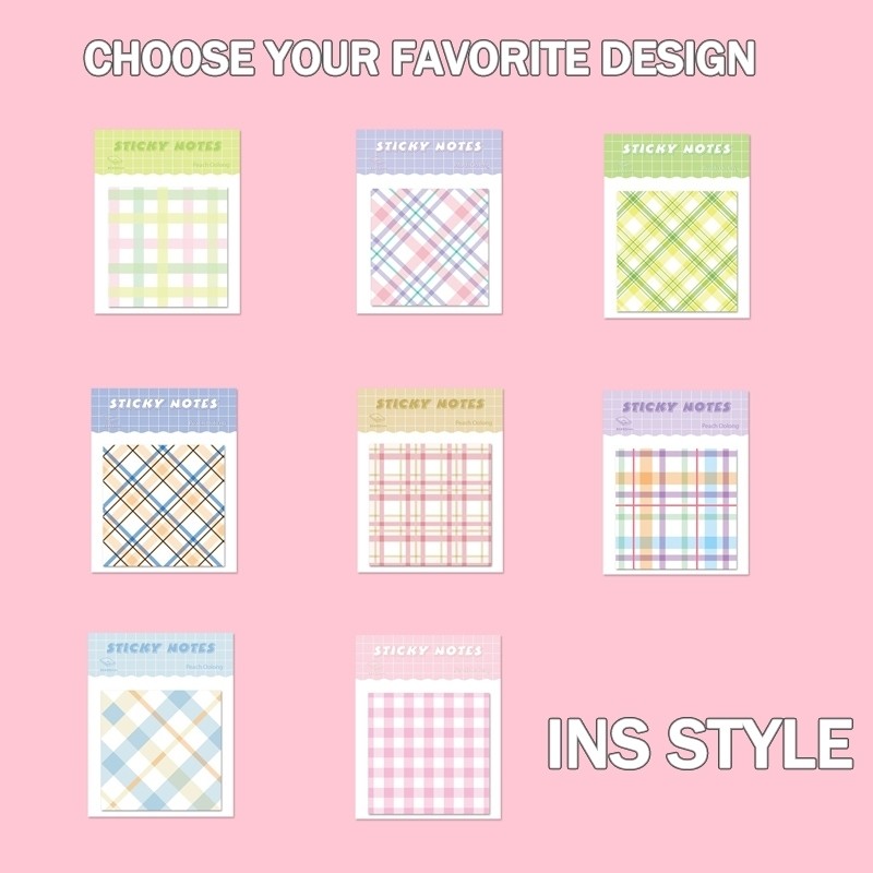 

Catatan Tempel Kotak Bergaris Sederhana Sticky Notes Siswa