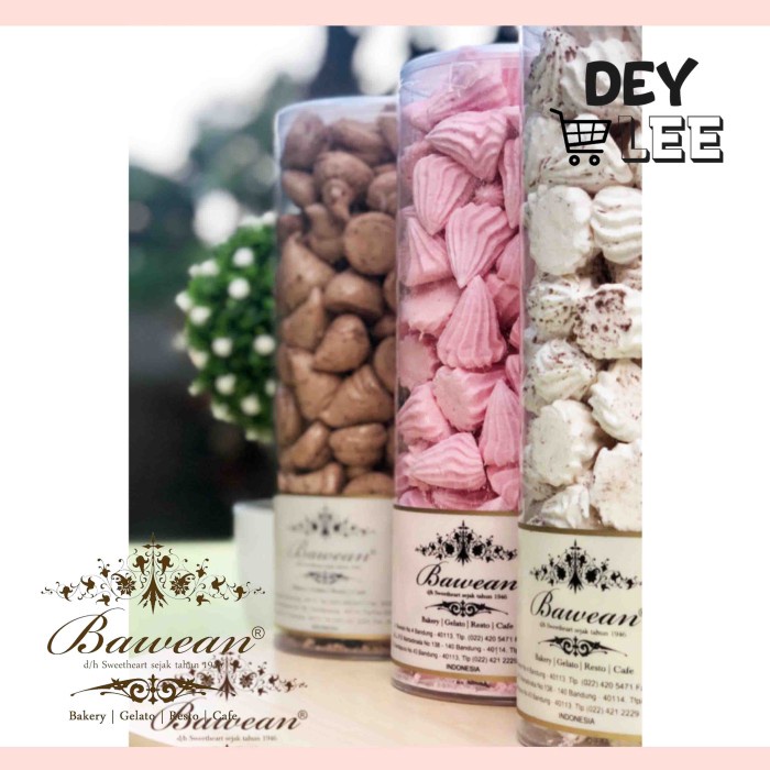 

BAWEAN SWEETHEART Schempjes Cookies Kue Schuimpjes Kue Busa Oleh-Oleh Bandung